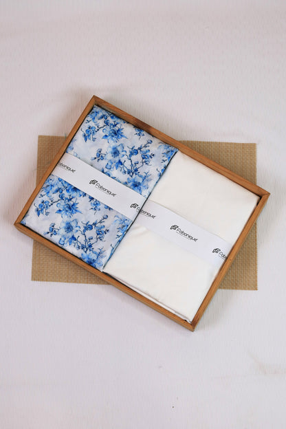 Bluebell Charm Unstitched Fabric Combo
