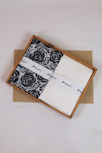 Midnight Rose Unstitched Fabric Combo