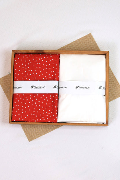 Classic Polka Unstitched Fabric Combo