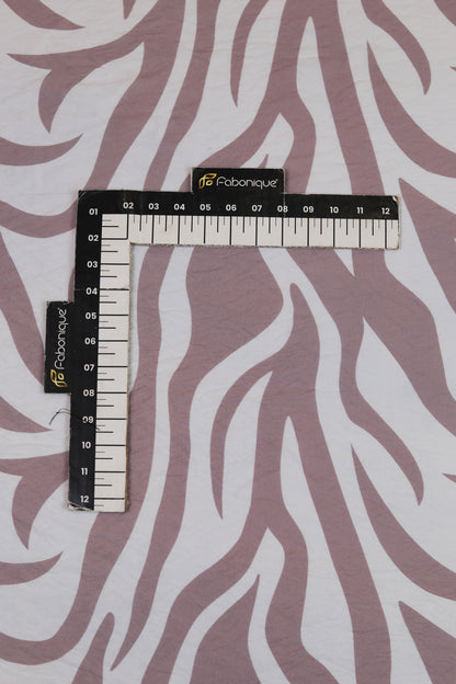 Amethyst Flow Zebra Viscose Nylon Fabric