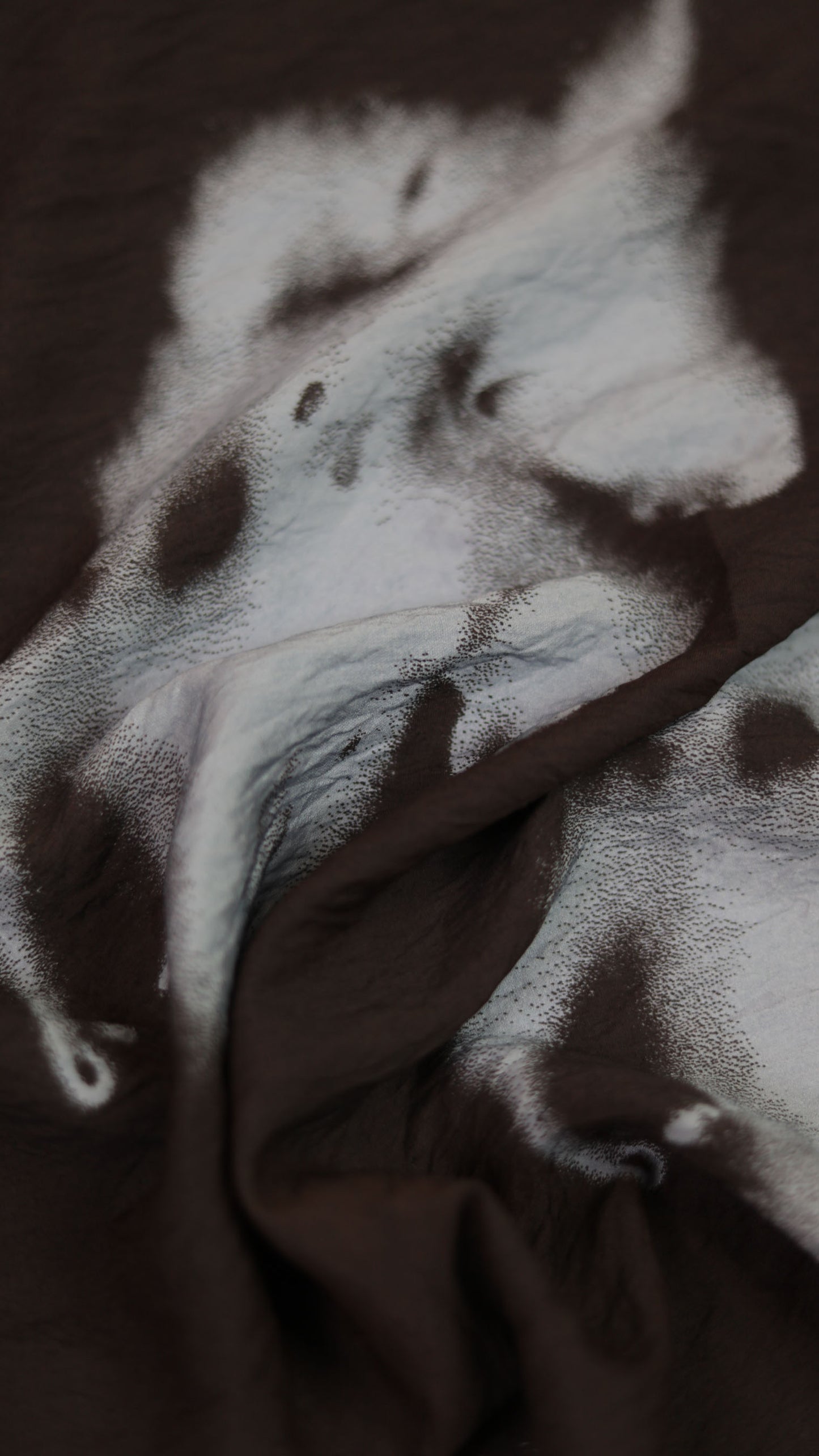 Smoky Mirage Gradient Viscose Nylon Fabric