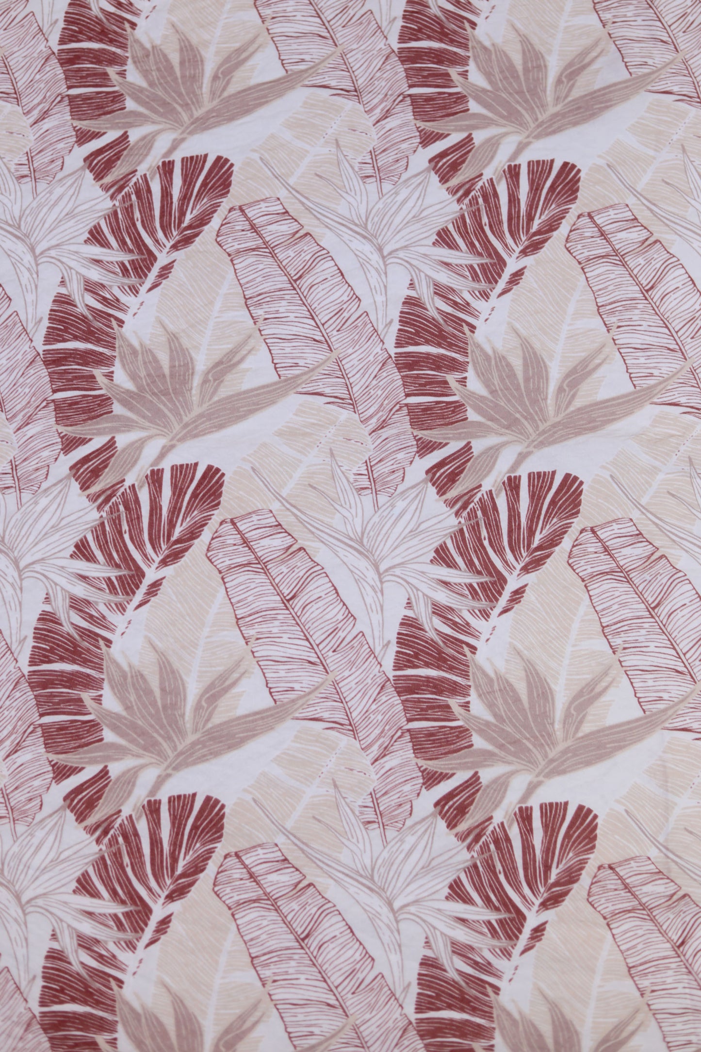 Sage Palm Tropical Viscose Nylon Fabric