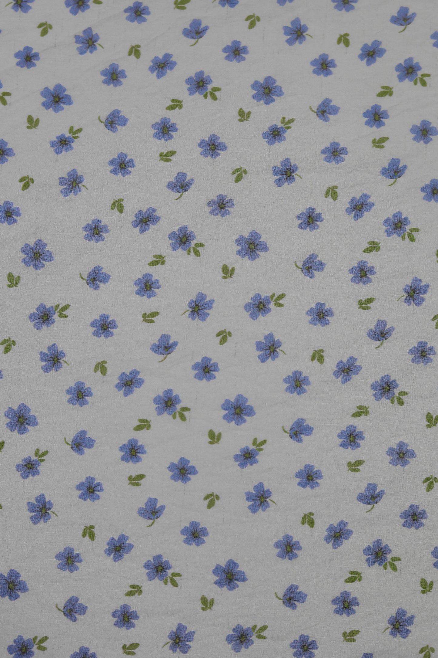 Pastel Meadow Viscose Nylon Printed Fabric
