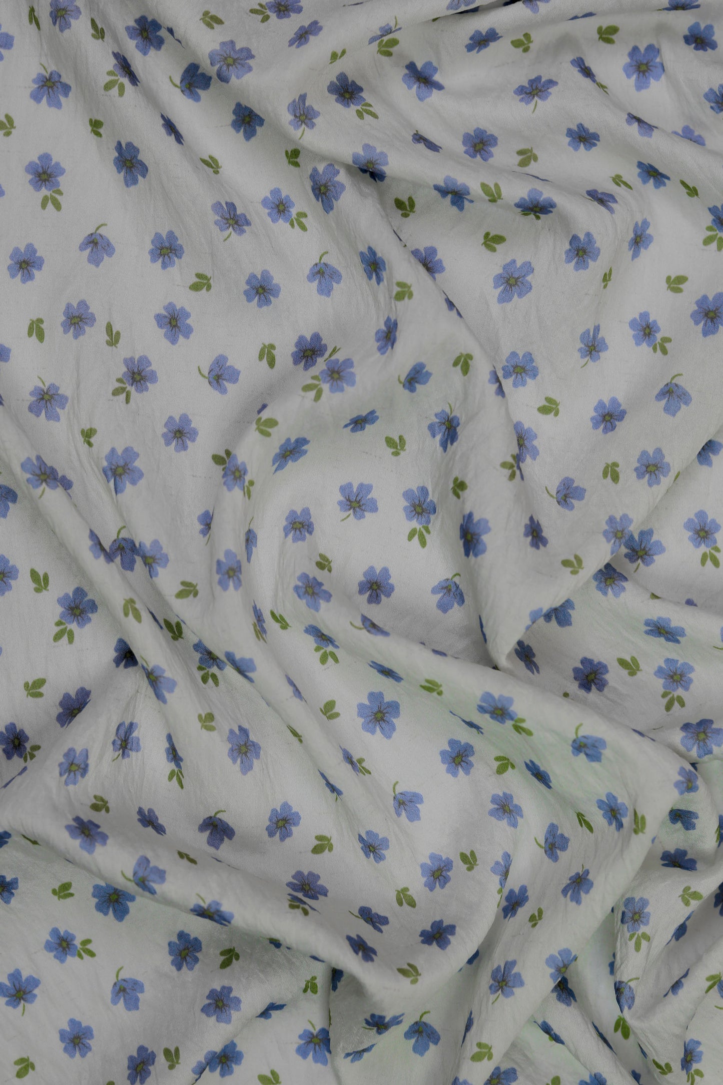 Pastel Meadow Viscose Nylon Printed Fabric
