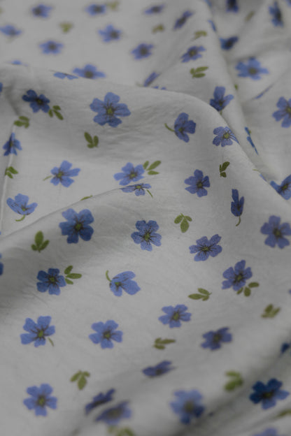 Pastel Meadow Viscose Nylon Printed Fabric
