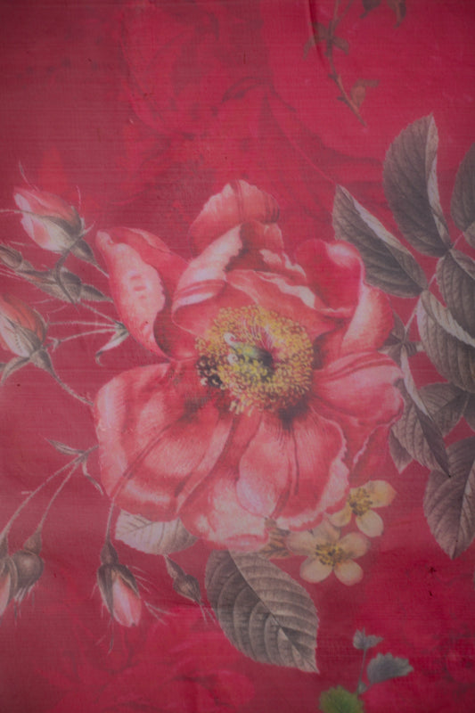 Floral Radiance Organza Fabric