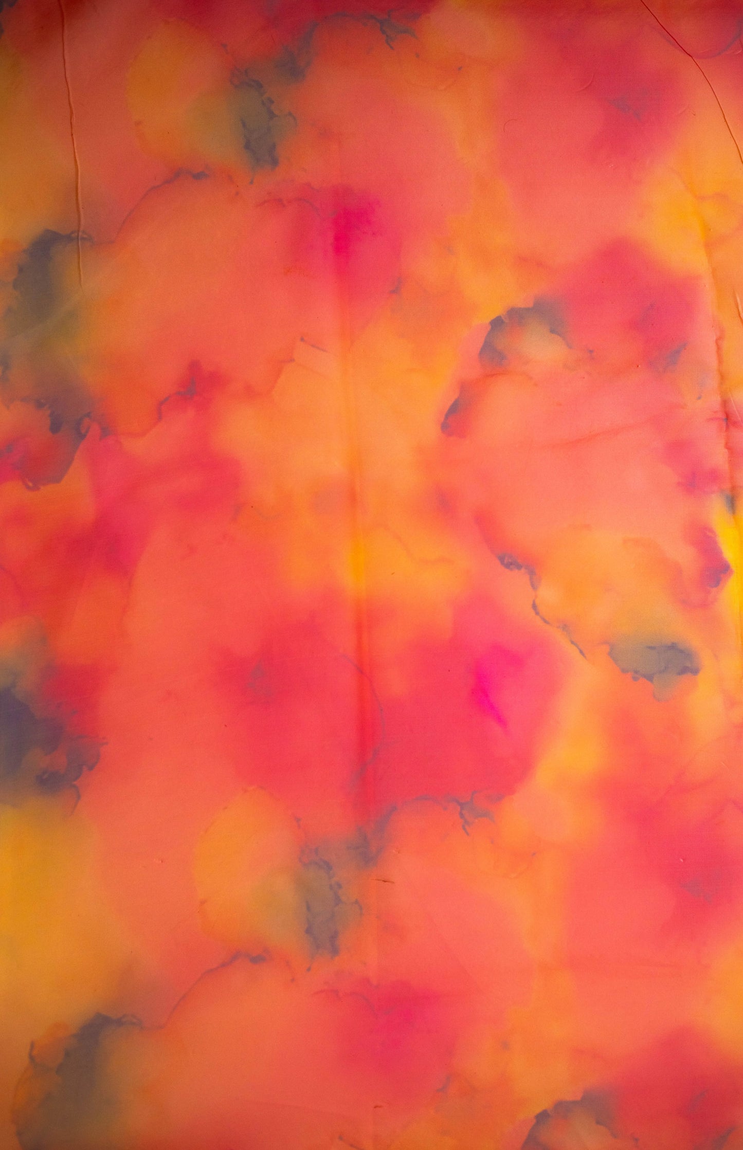 Sunset Scorch Organza Fabric