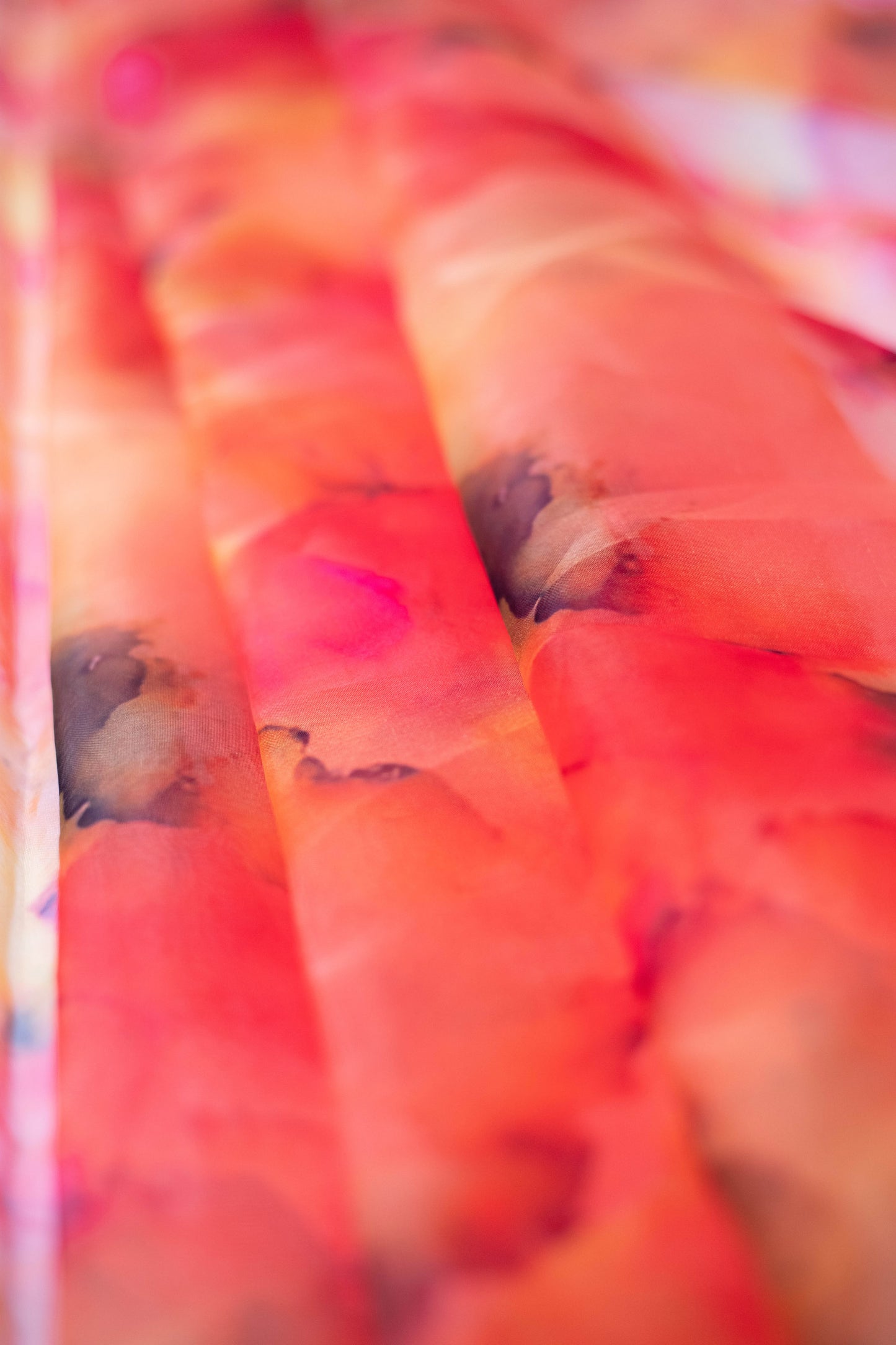 Sunset Scorch Organza Fabric