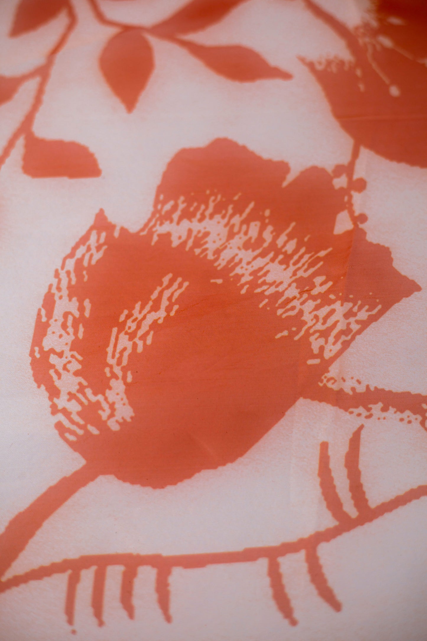 Rust Reverie Organza Fabric