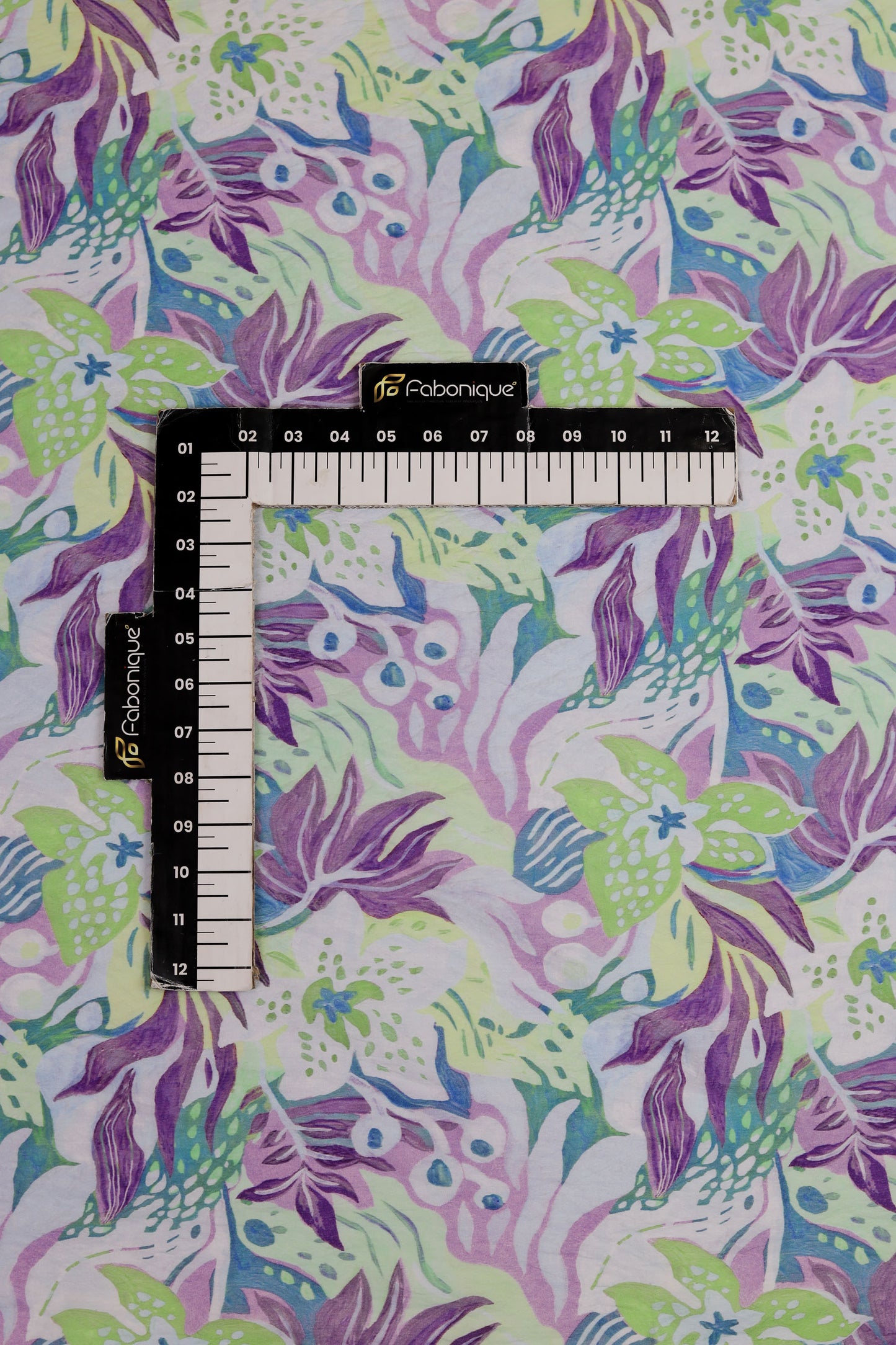 Blooming Breeze Tropical Viscose Blend Fabric