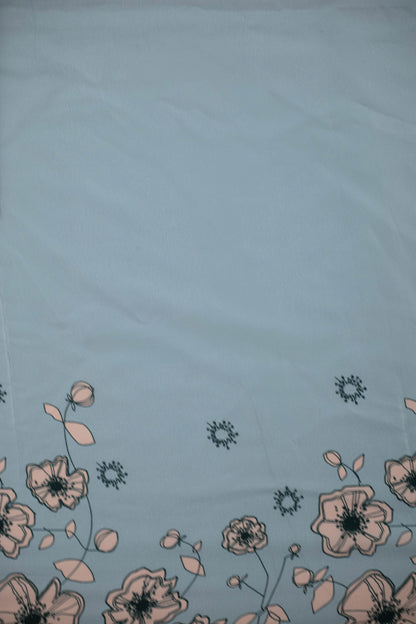 Pastel Poise French Crepe Fabric