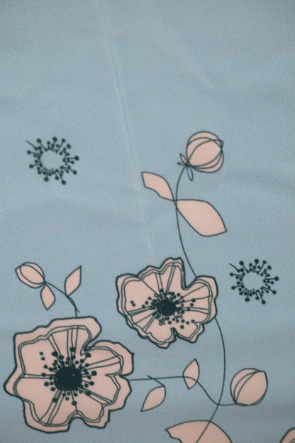 Pastel Poise French Crepe Fabric