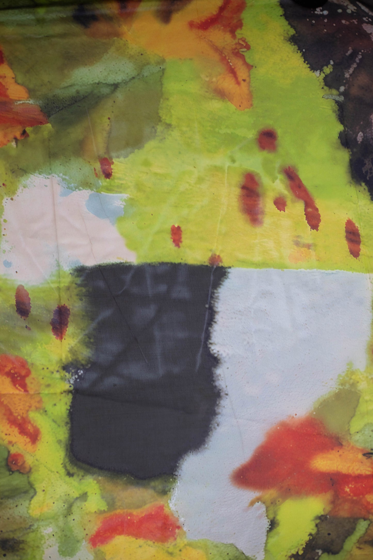 Inkspill Aura Tabby Printed Fabric