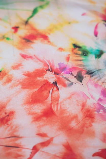 Floral Mist Tabby Printed Fabric