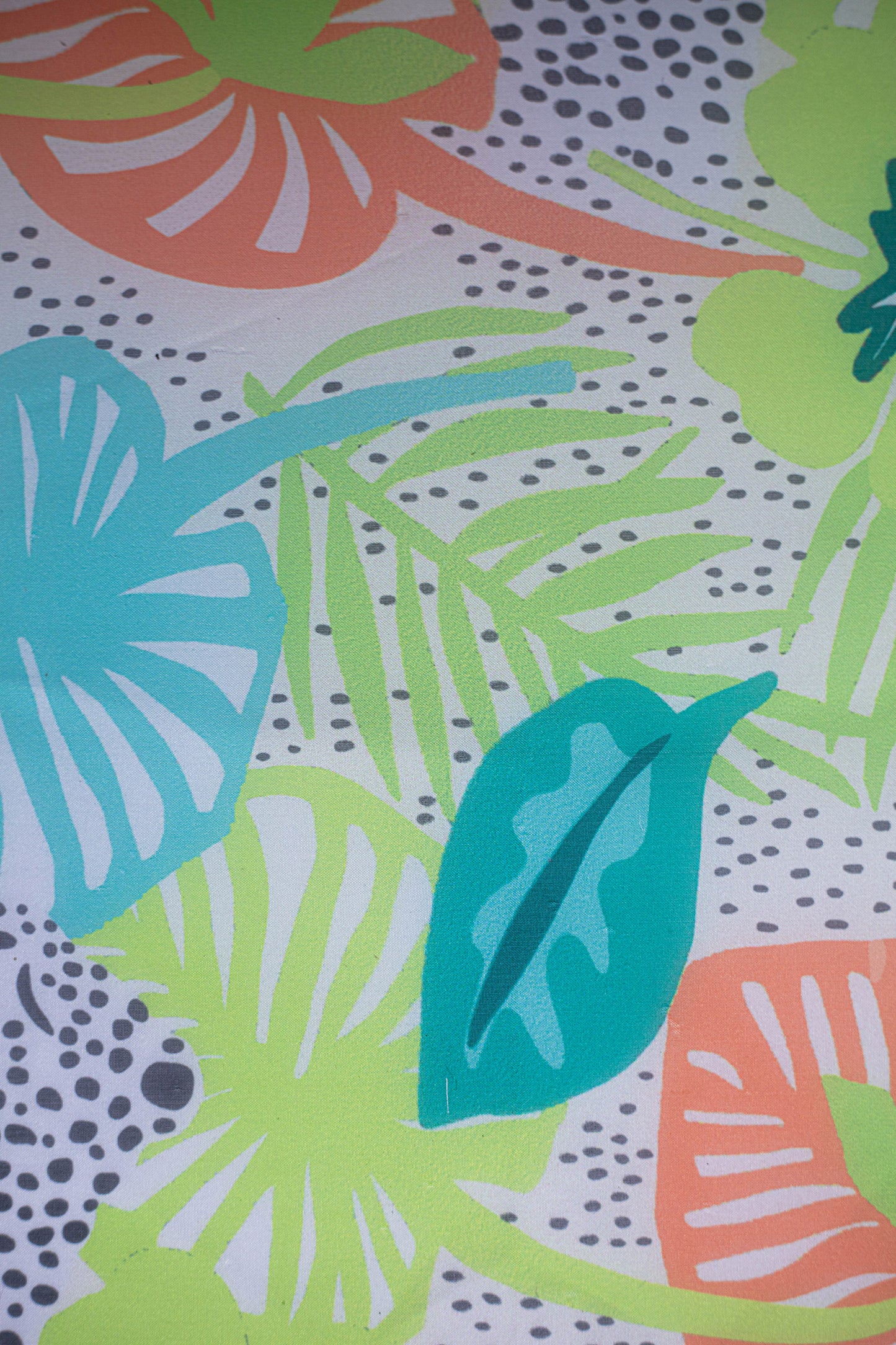 Tropical Breeze Tabby Printed Fabric