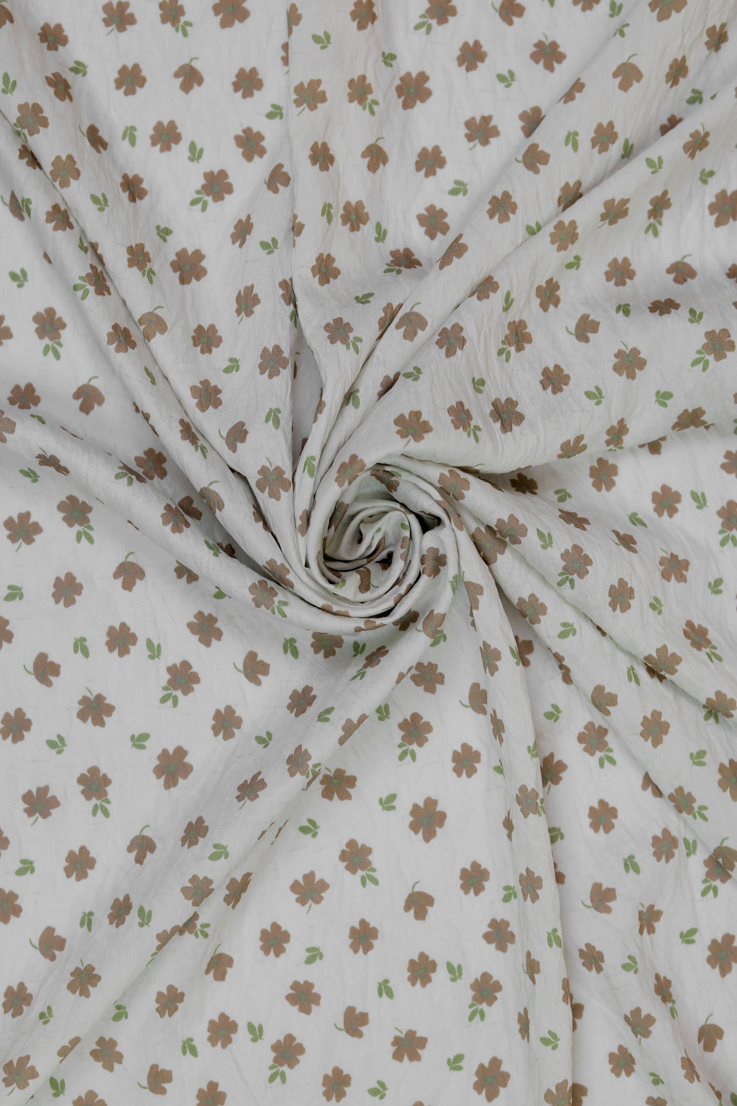 Pastel Meadow Viscose Nylon Printed Fabric