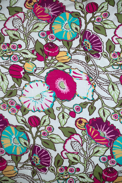 Floral Frenzy Chinnon Fabric