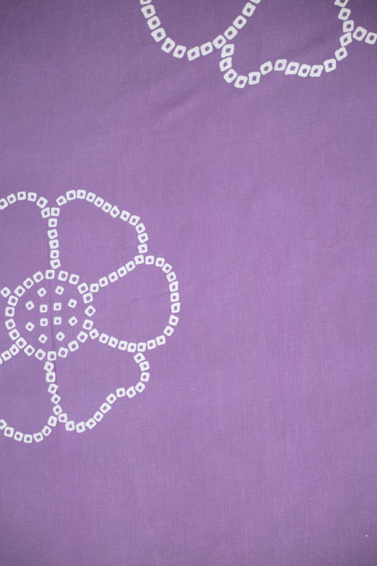Dot Bloom Muslin Printed Fabric
