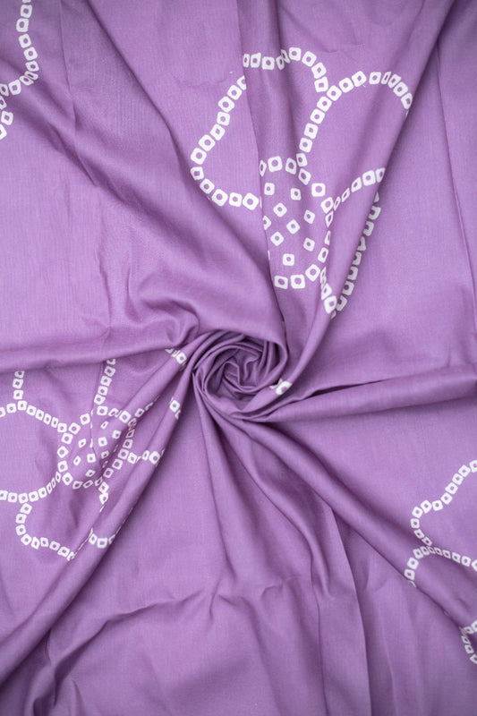 Dot Bloom Muslin Printed Fabric
