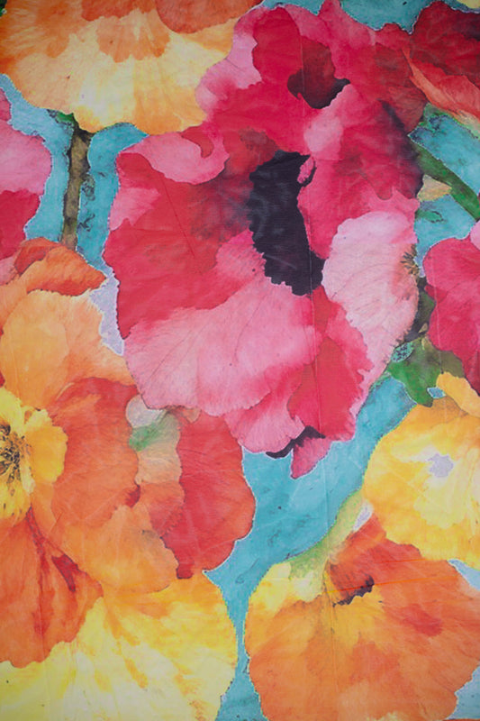 Riot Bloom Weightless Georgette Fabric