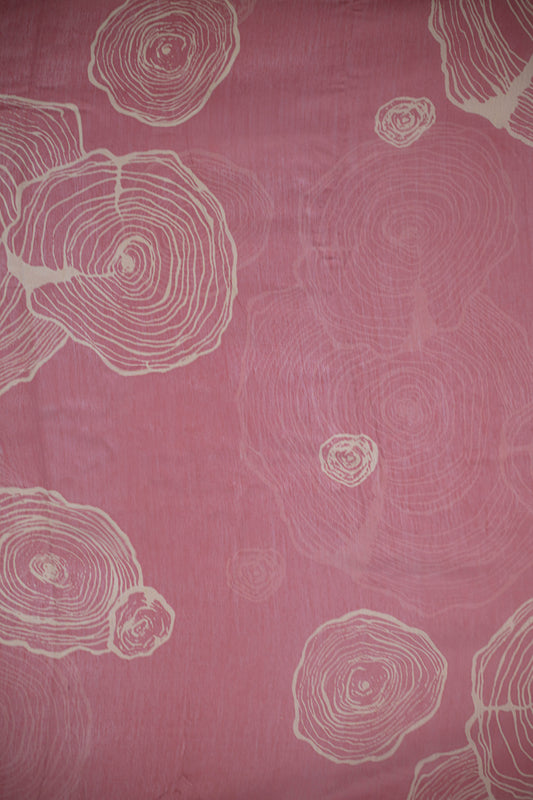 Rustic Spiral Chanderi Fabric