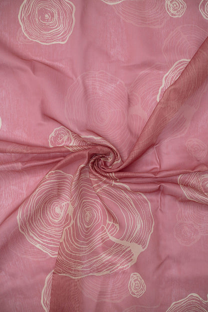 Rustic Spiral Chanderi Fabric