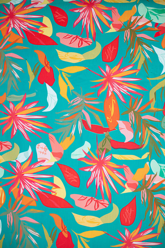 Lustrous Bloom Muslin Fabric