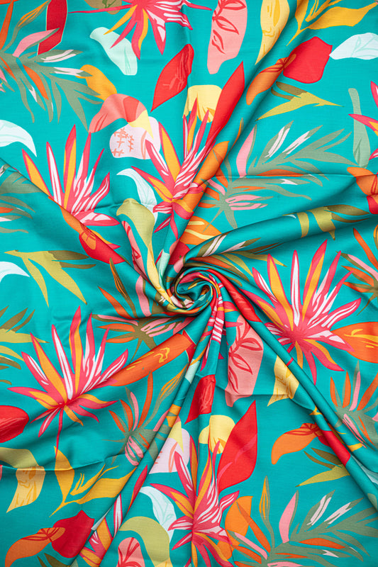 Lustrous Bloom Sigma Satin Fabric