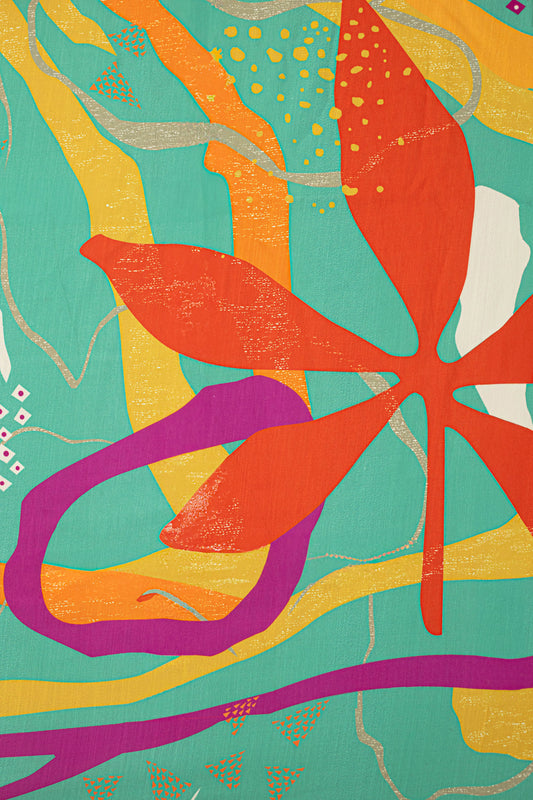 Tropical Breeze Muslin Fabric