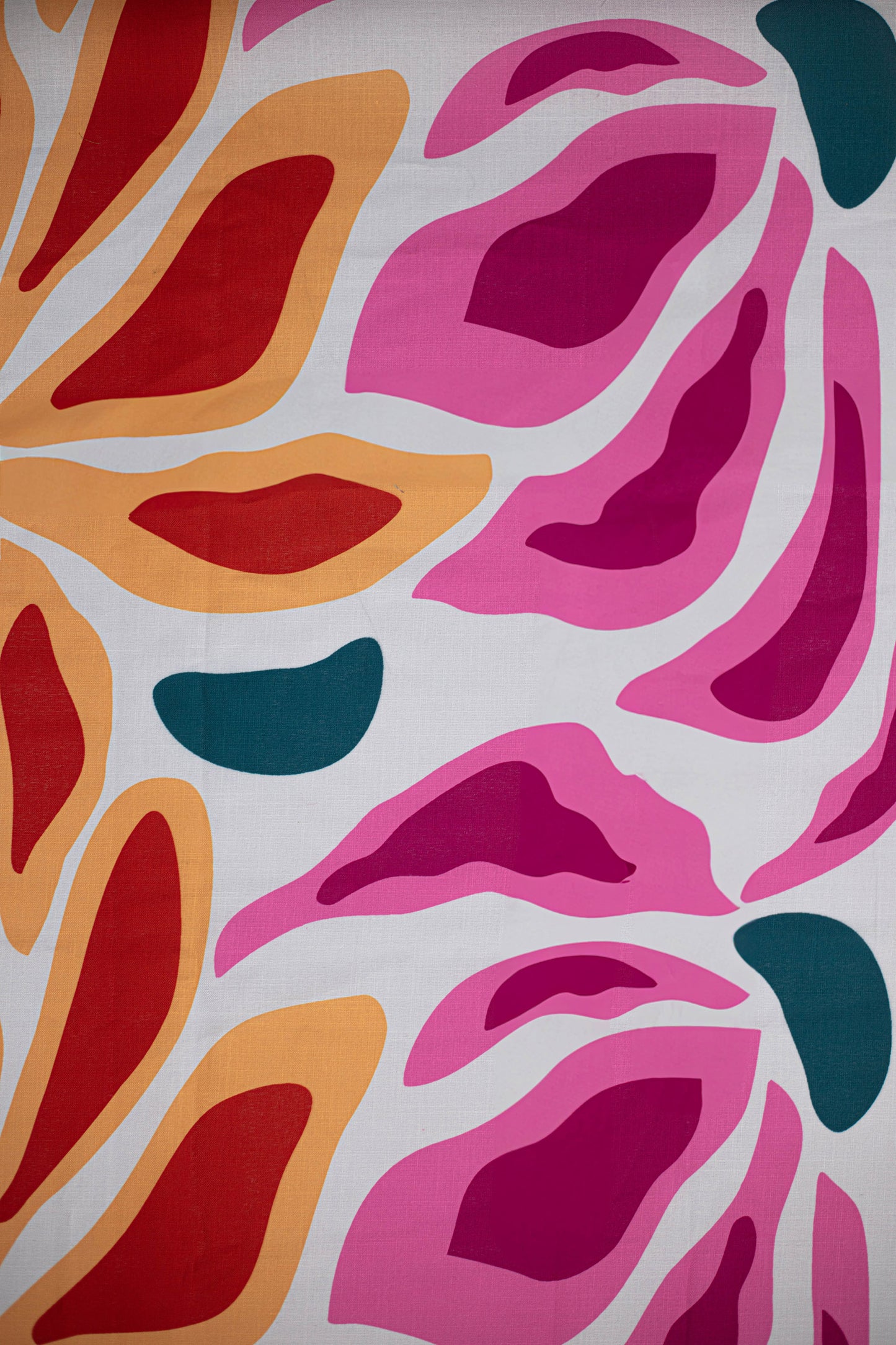 Retro Vibes Linen Fabric