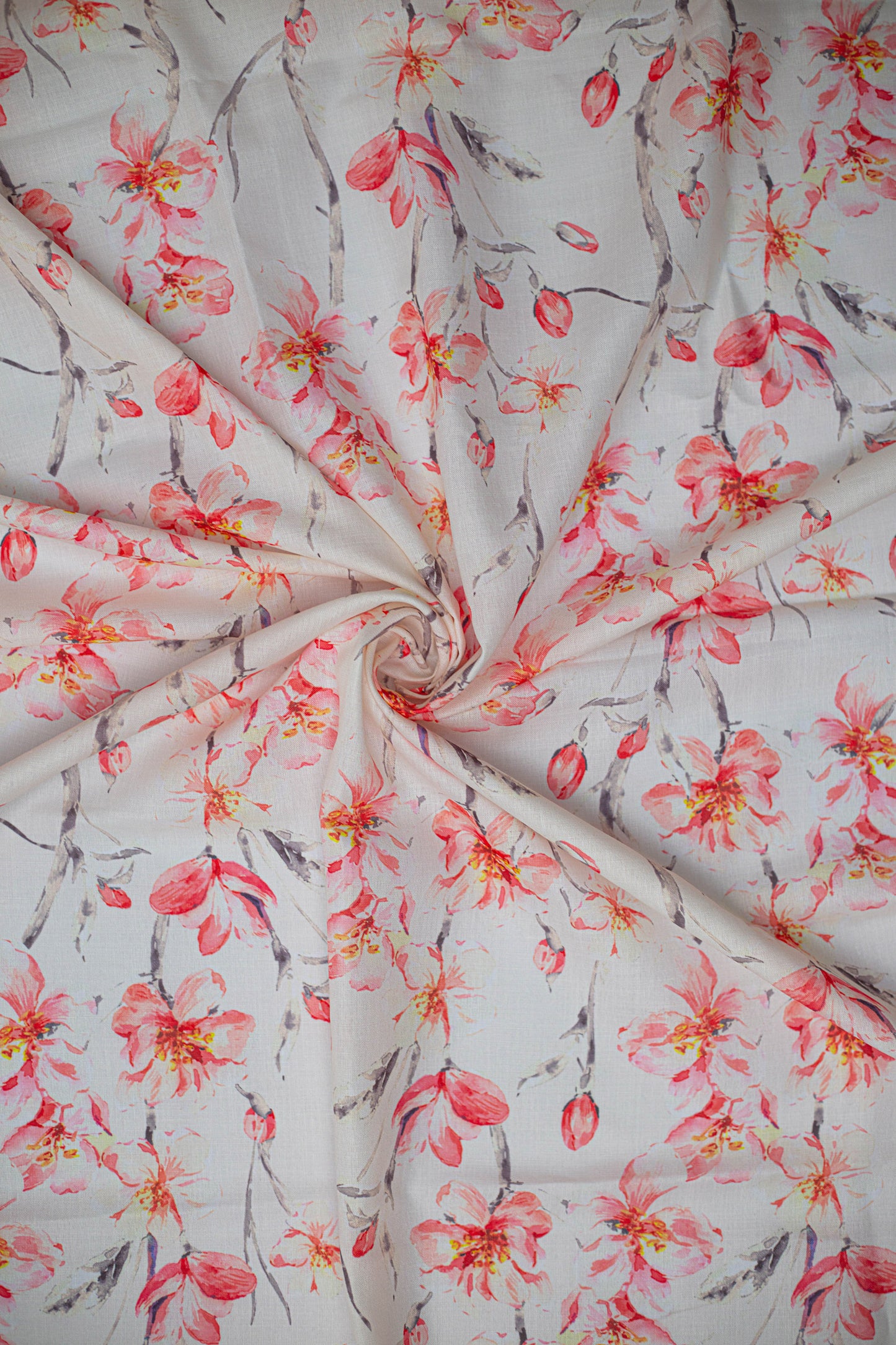 Spring Blush Linen Fabric