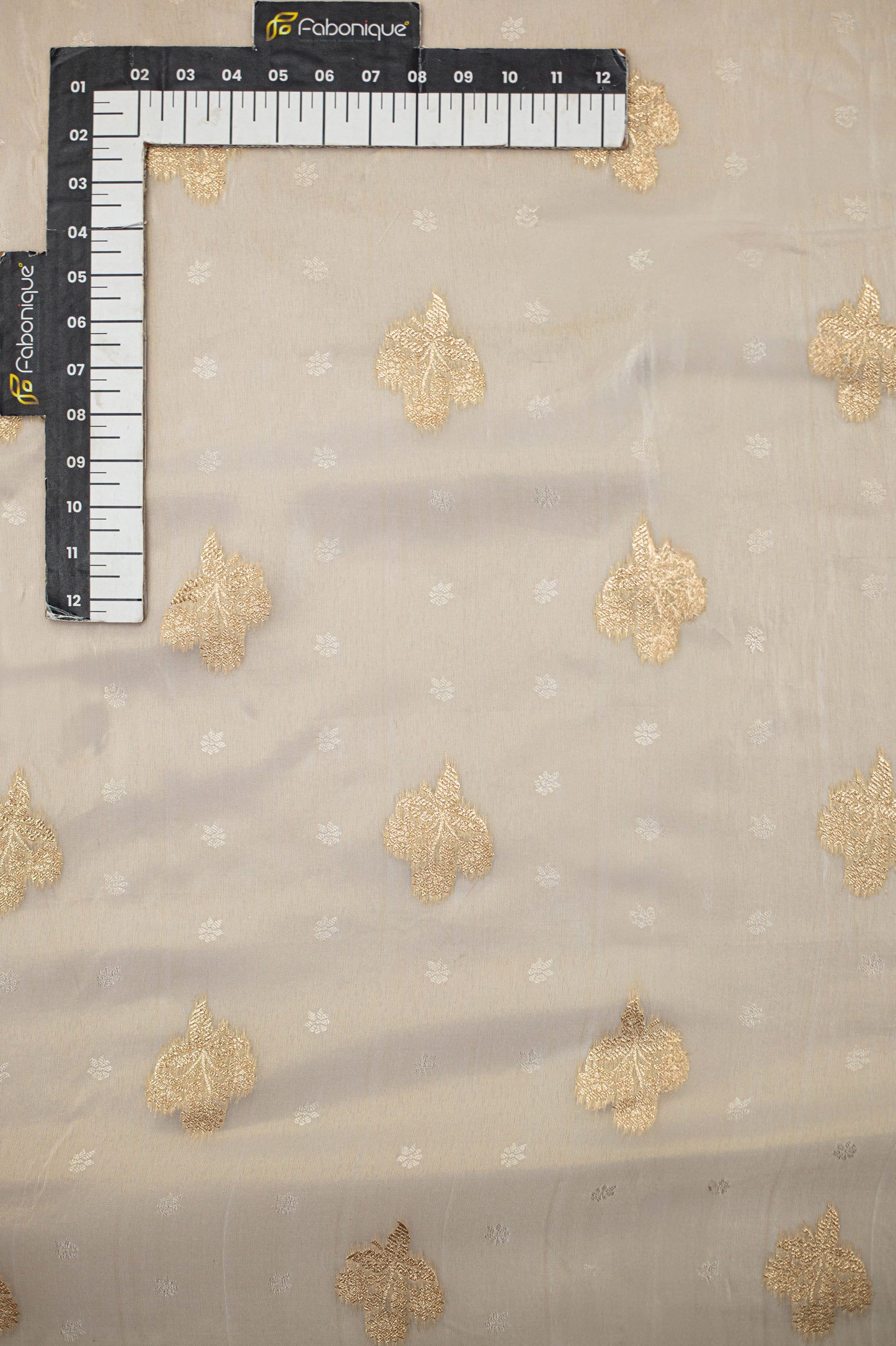 Ivory Bloom Tissue Fabric