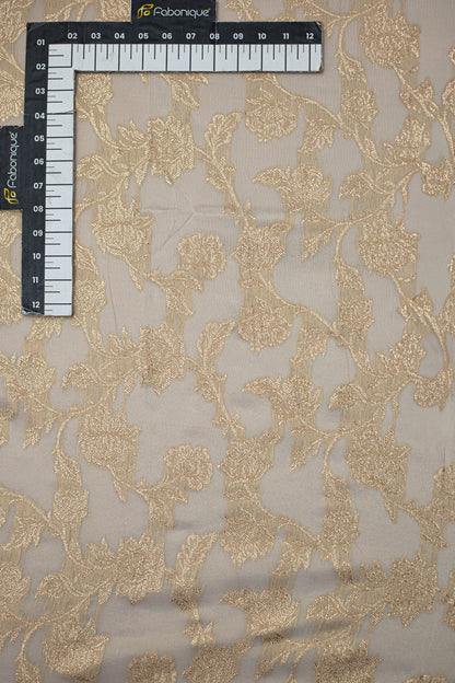 Golden Rose Bloom | Tishu MX Jall Fabric