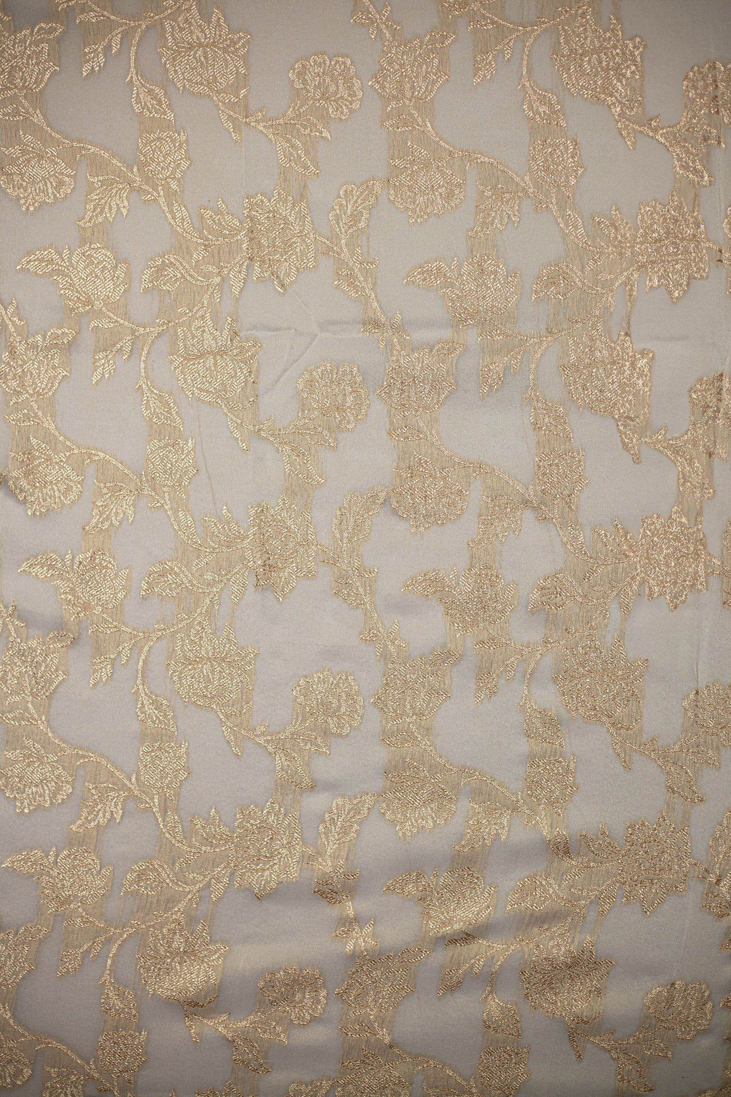 Golden Rose Bloom | Tishu MX Jall Fabric