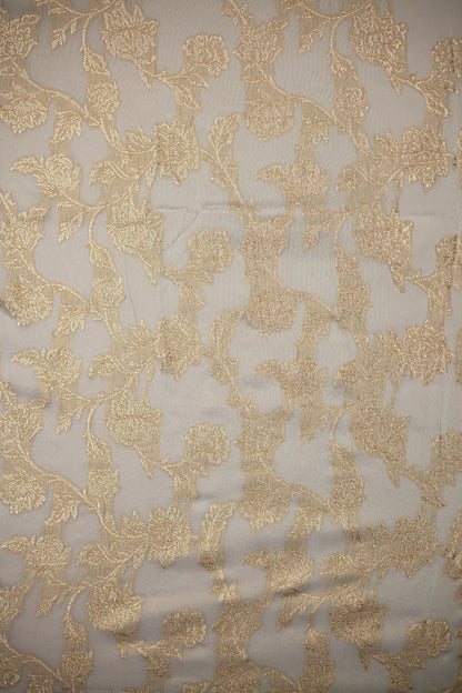 Golden Rose Bloom | Tishu MX Jall Fabric