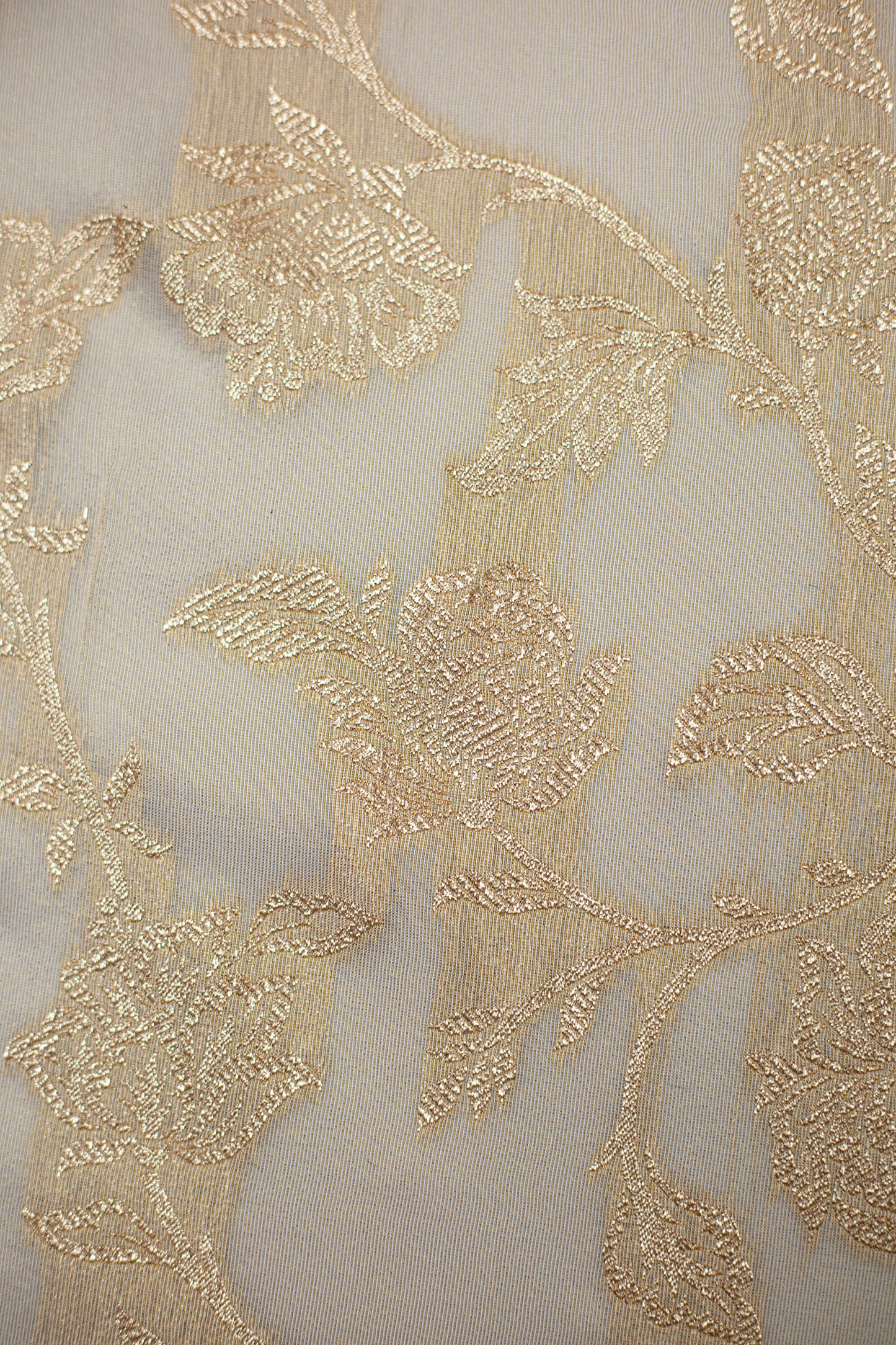 Golden Rose Bloom | Tishu MX Jall Fabric