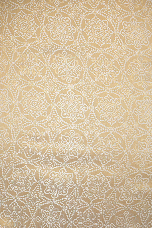 Heritage Bloom Tanchoi Fabric