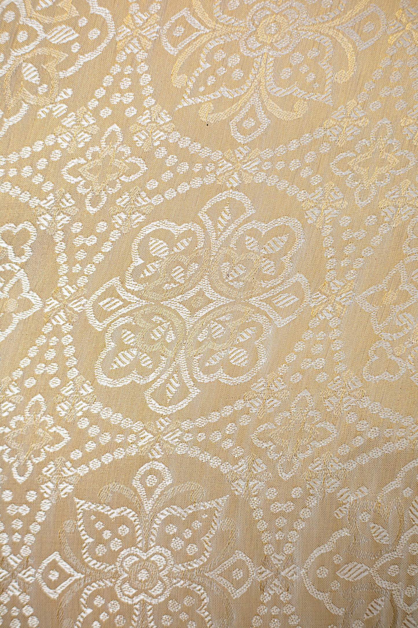 Heritage Bloom Tanchoi Fabric
