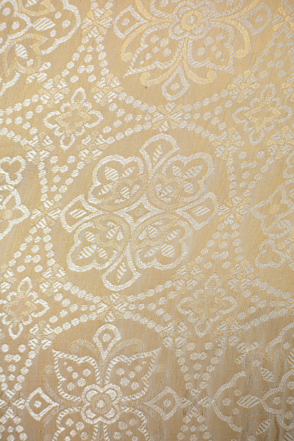 Heritage Bloom Tanchoi Fabric