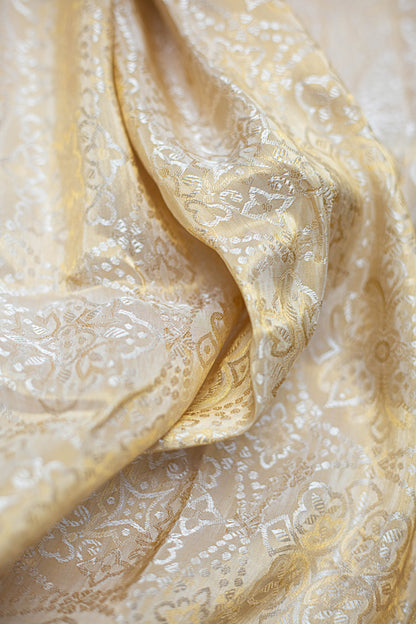 Heritage Bloom Tanchoi Fabric