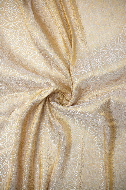 Heritage Bloom Tanchoi Fabric