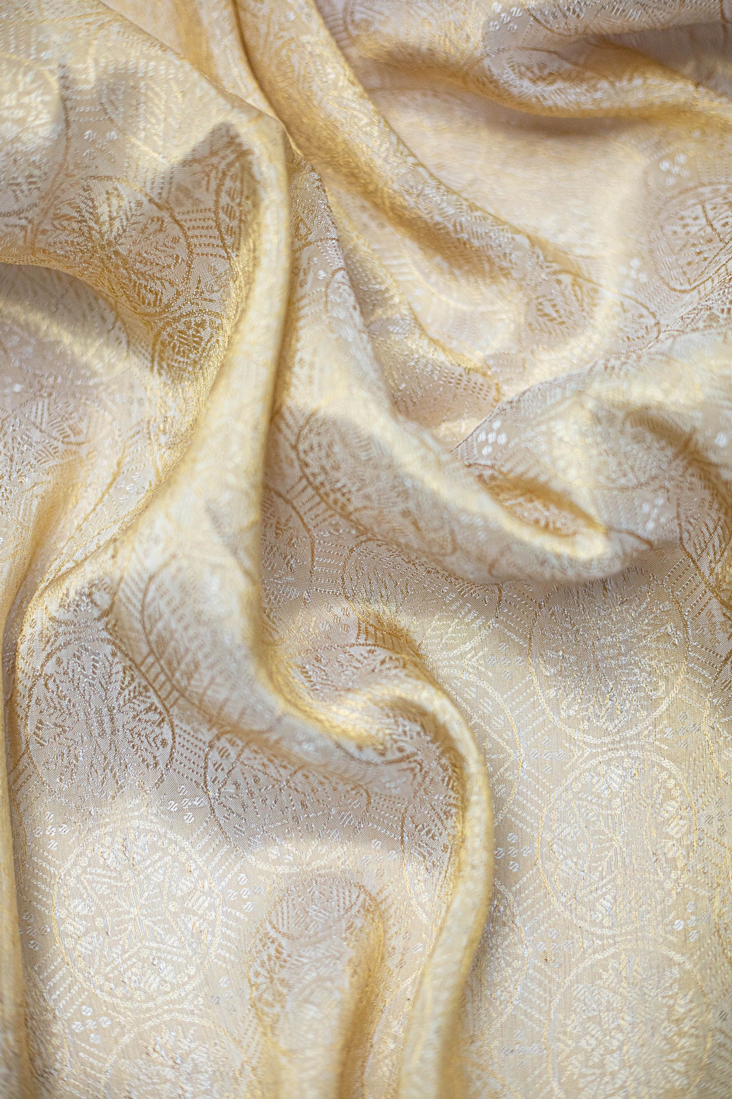 Nawab Circle Weave Tanchoi Fabric