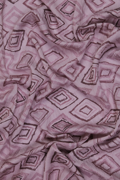 Mystic Layers Diamond Print Viscose Fabric