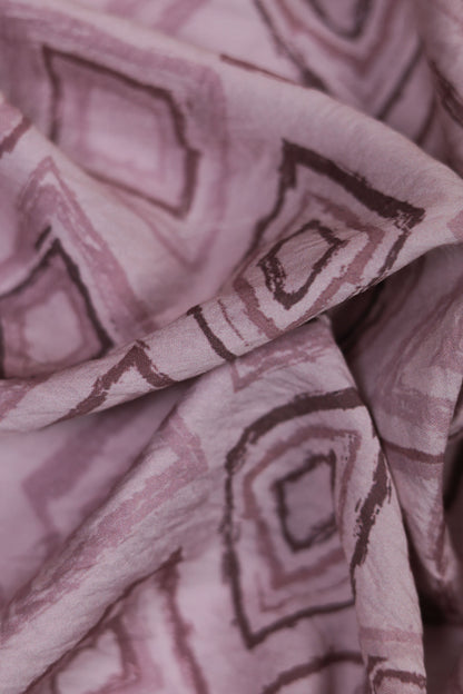 Mystic Layers Diamond Print Viscose Fabric