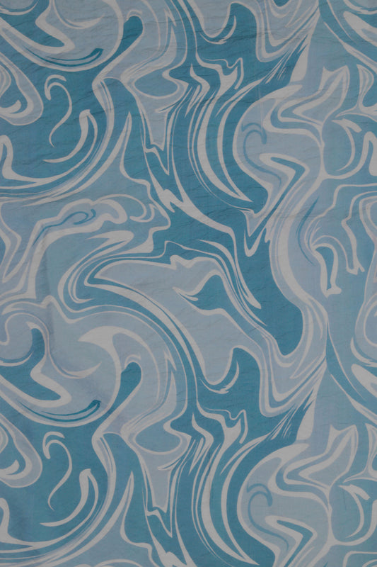 Amber Waves Viscose Nylon Printed Fabric
