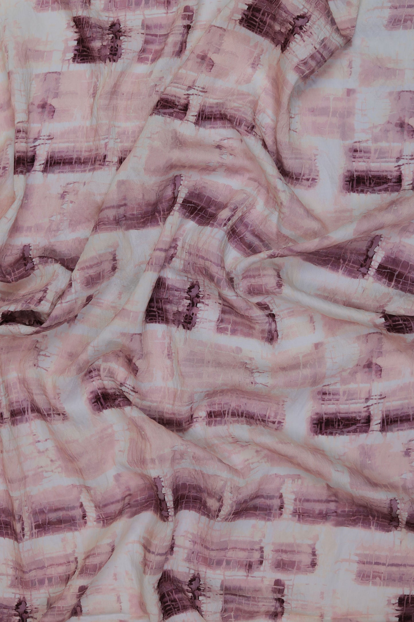 Ethereal Mauve Watercolor Viscose Fabric