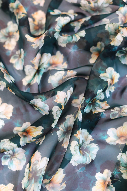Dusky Dahlia Tabby Fabric