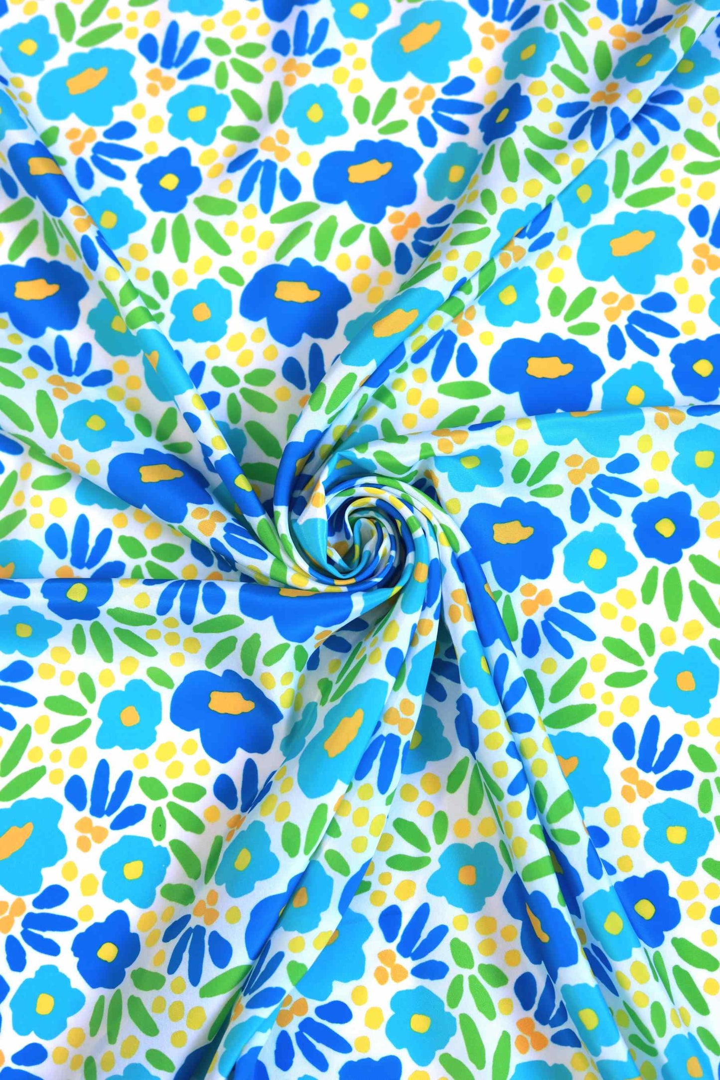 Summer Bloom French Crepe Fabric