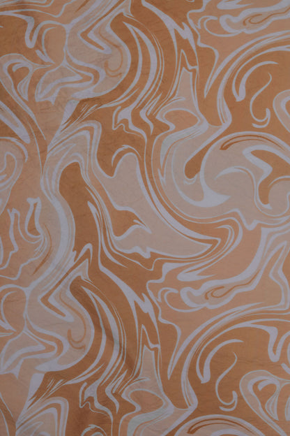 Amber Waves Viscose Nylon Printed Fabric
