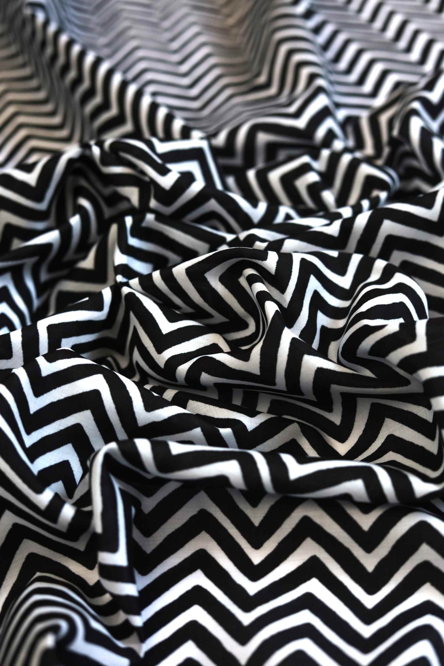 Eclipse Waves Muslin Fabric